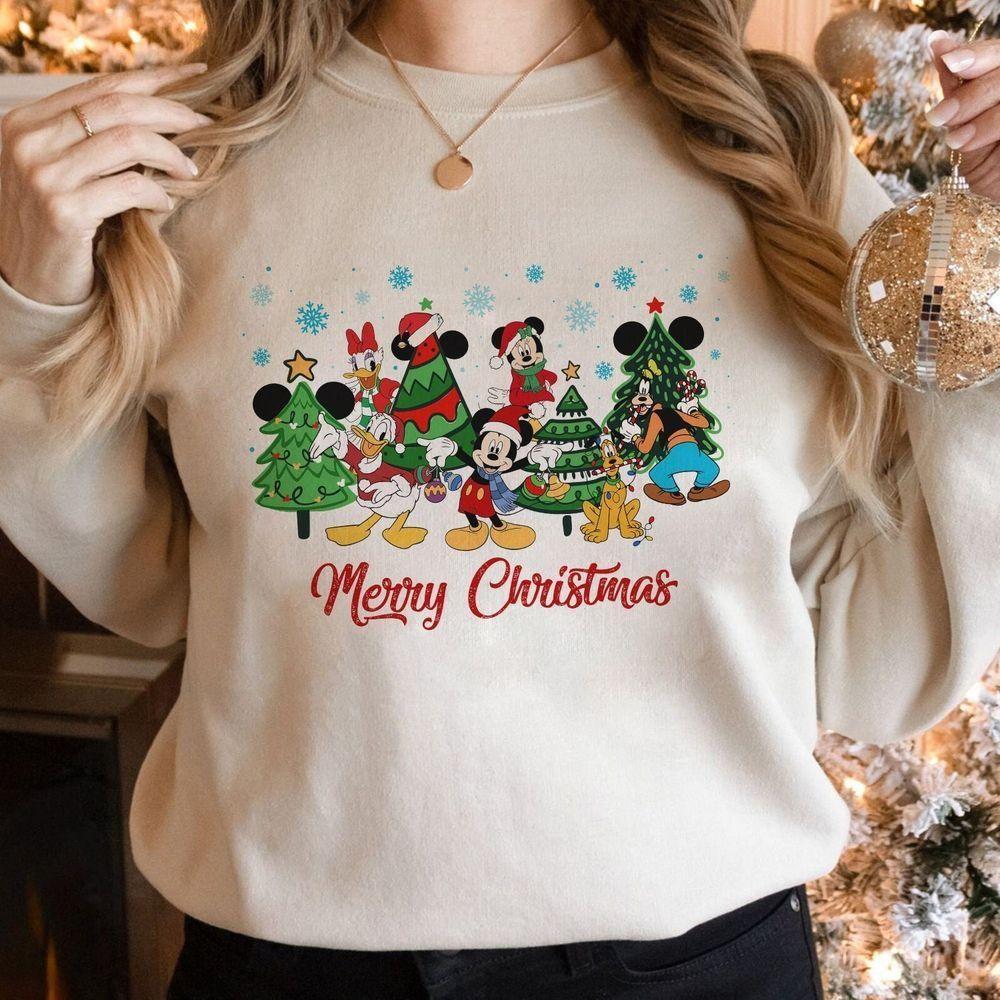 Vintage Mickey And Friends Christmas Tree 2 Vuitino Merch Vintage Mickey And Friends Christmas Tree 2 Vuitino Merch